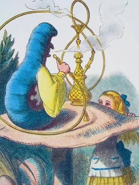 John Tenniel, coloured illustration from "The Nursery Alice" (1890)